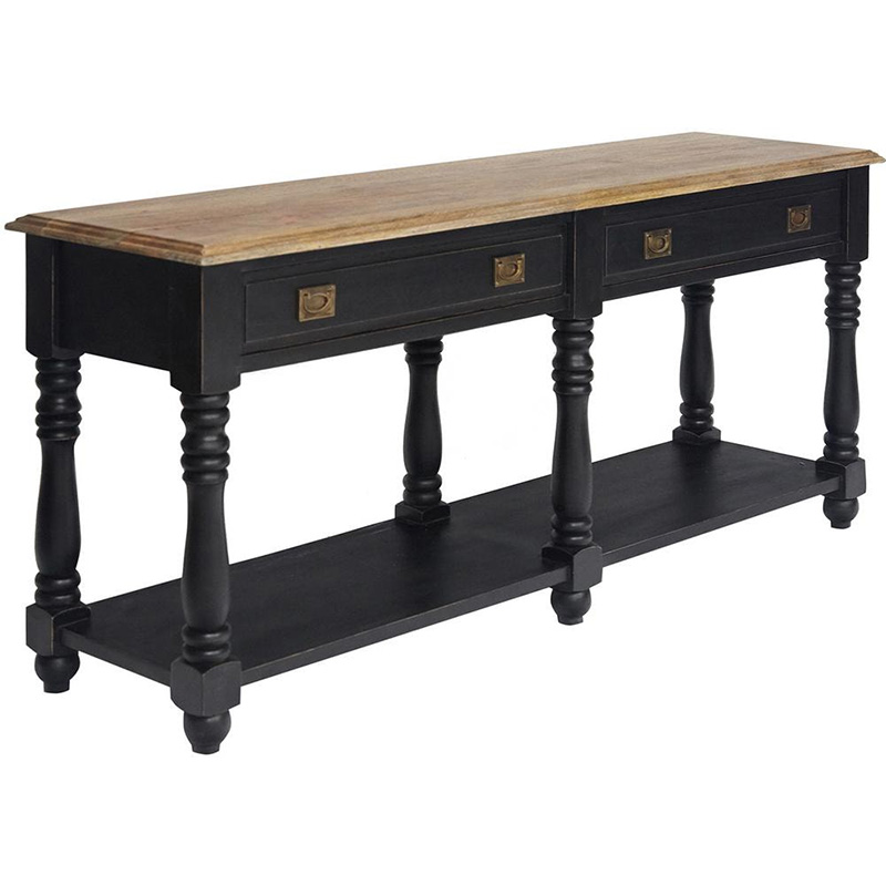 Консоль Provence Sylvie Console Черный Древесина Консоль Provence Sylvie Console Черный Древесина в Барнауле | Loft Concept