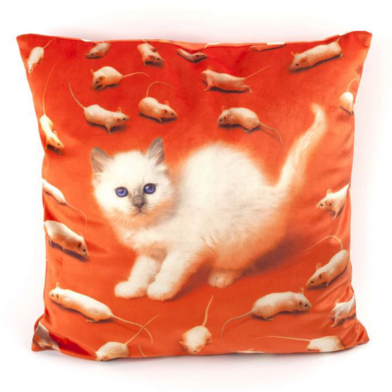 Подушка Seletti Cushion Kitten Мульти Подушка Seletti Cushion Kitten Мульти в Барнауле | Loft Concept