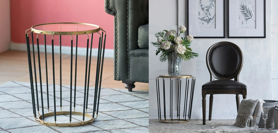 Приставной стол Glass-Top Table - фото №1