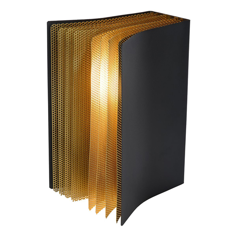 Настольная лампа Open Book table lamp Черный Золотой Настольная лампа Open Book table lamp Черный Золотой в Барнауле | Loft Concept