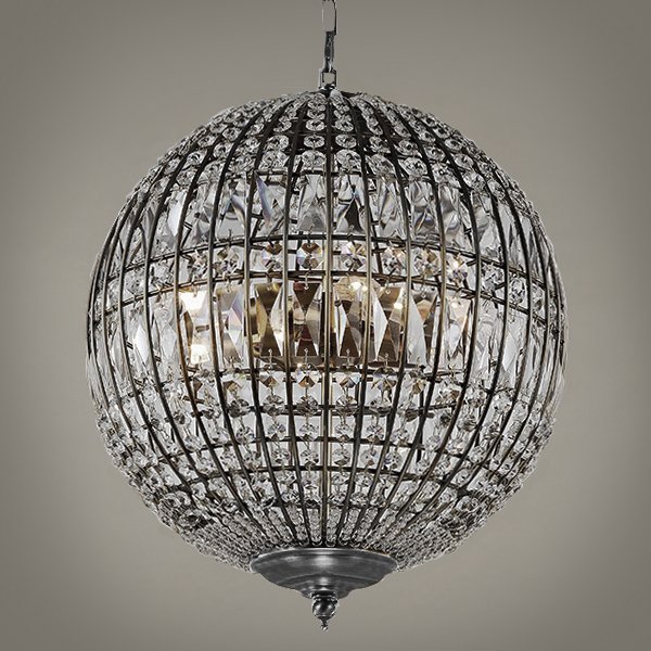 Люстра Gatsby Sphere Chandelier Silver Серебряный Люстра Gatsby Sphere Chandelier Silver Серебряный в Барнауле | Loft Concept