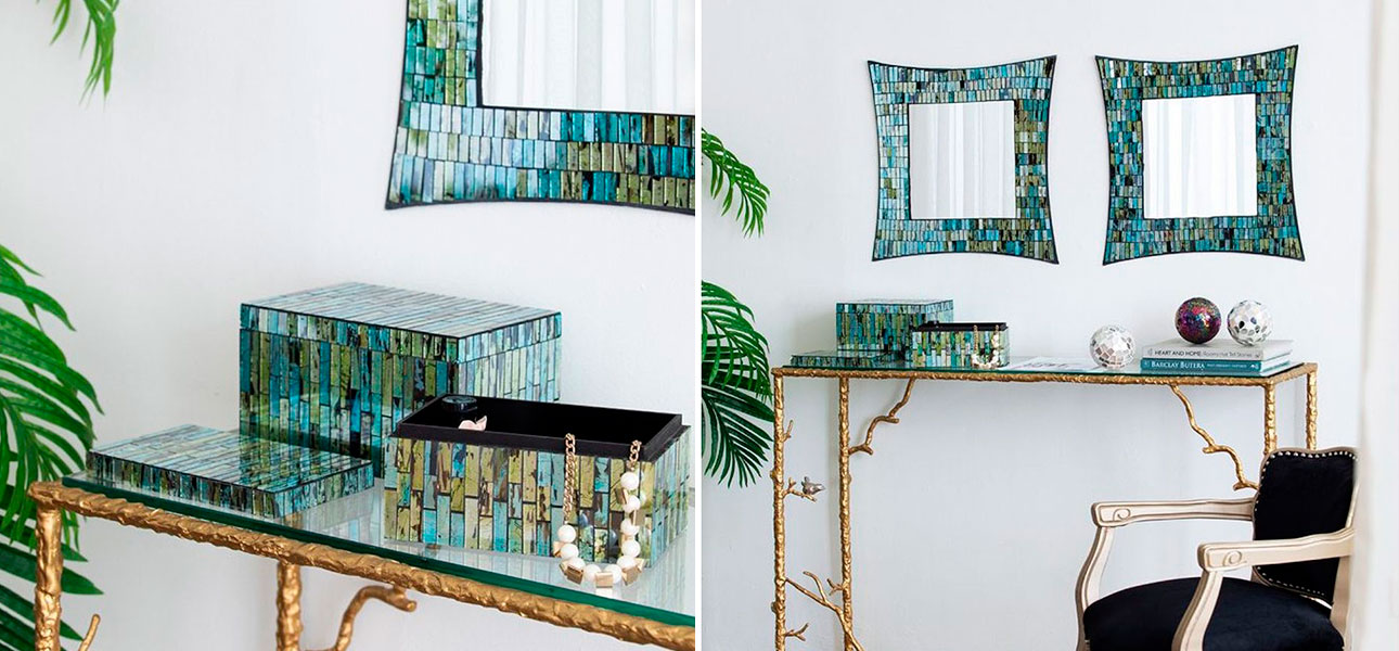 Шкатулка с крышкой с инкрустацией Трио Trio  - фото