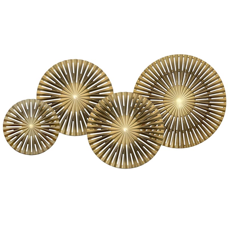 Арт-объект Apollo Brown and Gold Wall Plaque Disc gap 4 Золотой Коричневый Арт-объект Apollo Brown and Gold Wall Plaque Disc gap 4 Золотой Коричневый в Барнауле | Loft Concept