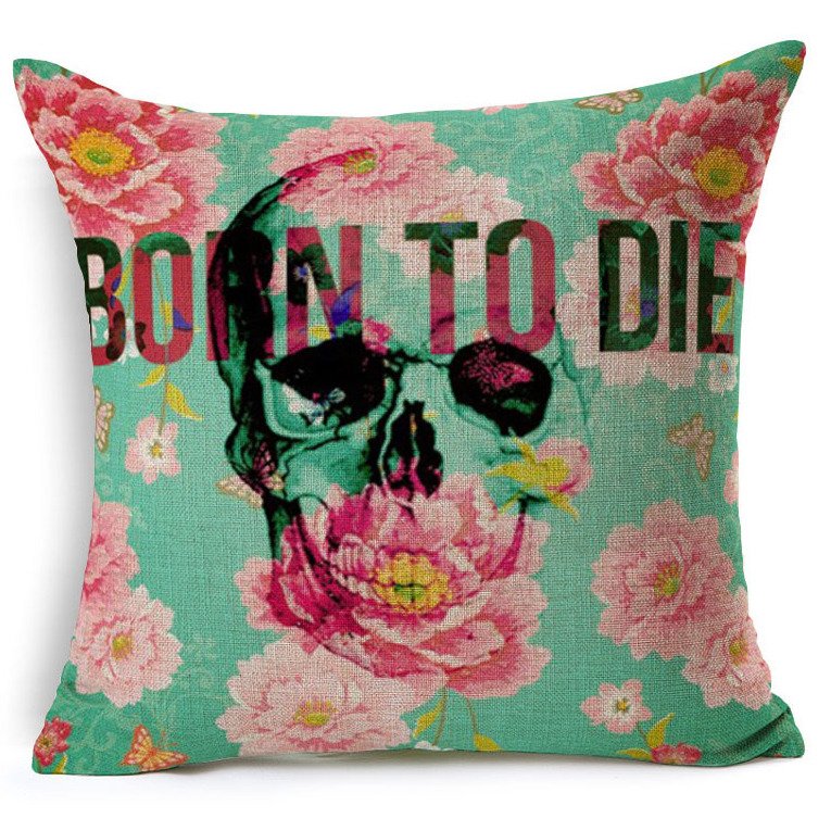 Декоративная подушка Born to die Декоративная подушка Born to die в Барнауле | Loft Concept