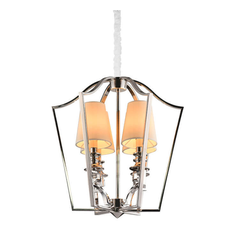 Люстра Art Lamp Beige nickel Никель Сатин Бежевый Люстра Art Lamp Beige nickel Никель Сатин Бежевый в Барнауле | Loft Concept