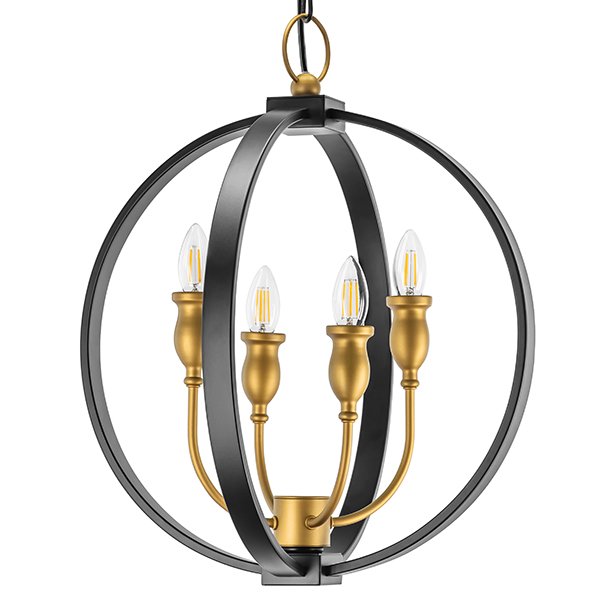 Люстра Olivier Frosted Gold Candles Черный Золотой Люстра Olivier Frosted Gold Candles Черный Золотой в Барнауле | Loft Concept