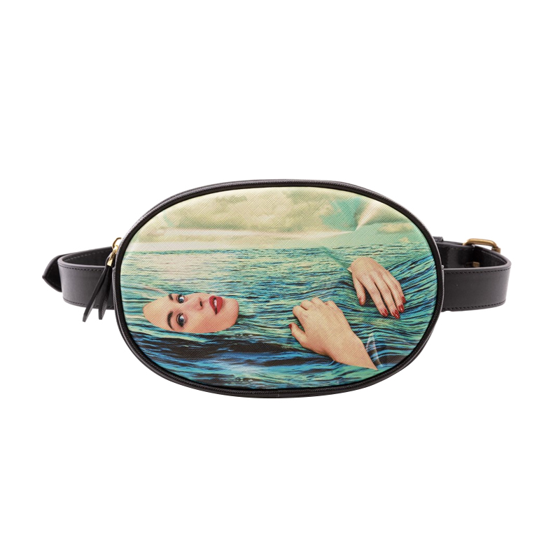 Поясная сумка Seletti Seagirl Черный Голубой Поясная сумка Seletti Seagirl Черный Голубой в Барнауле | Loft Concept