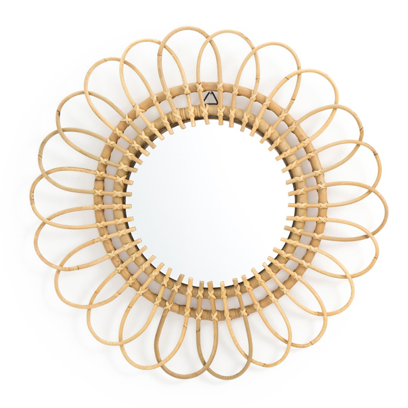 Зеркало Mirror Rattan Flower I Зеркало Mirror Rattan Flower I в Барнауле | Loft Concept