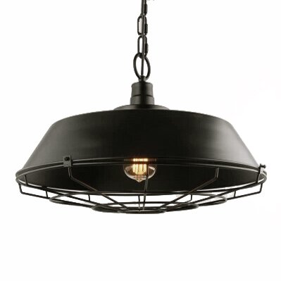 Люстра Dark Cage Pendant Черный Искусственная бурая ржавчина Люстра Dark Cage Pendant Черный Искусственная бурая ржавчина в Барнауле | Loft Concept