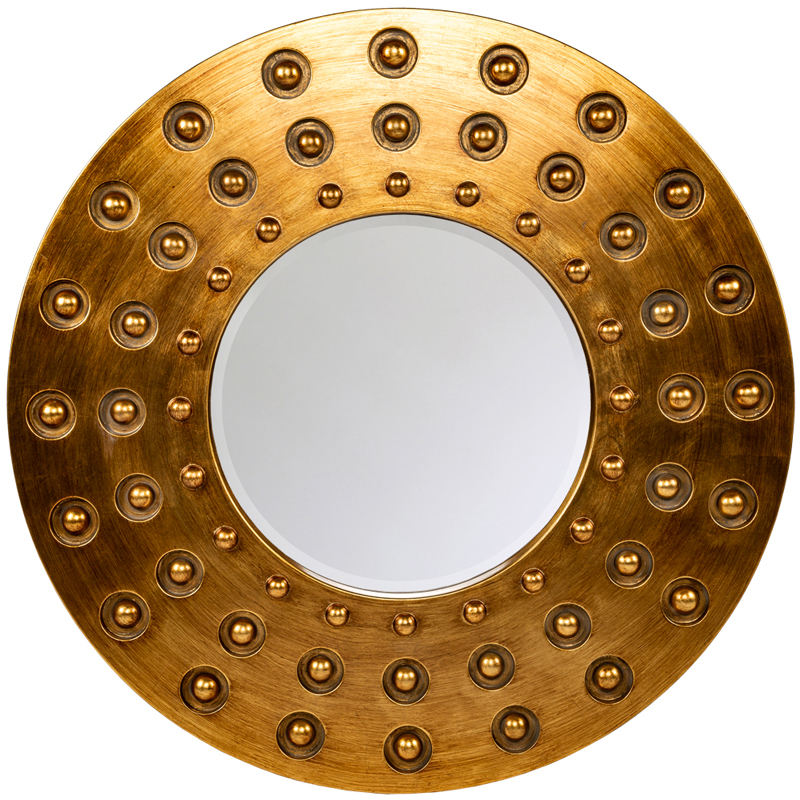 Зеркало Balls Pattern Mirror Зеркало Золотой Зеркало Balls Pattern Mirror Зеркало Золотой в Барнауле | Loft Concept