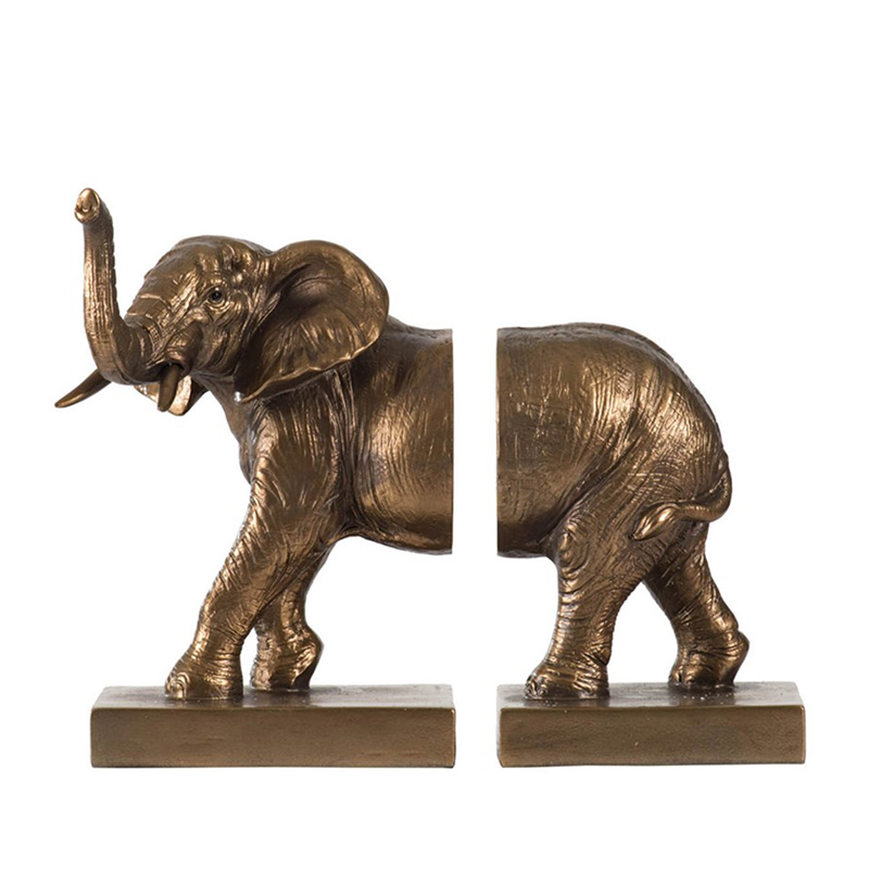 Держатель для книг Animal Figures слон Бронза Держатель для книг Animal Figures слон Бронза в Барнауле | Loft Concept
