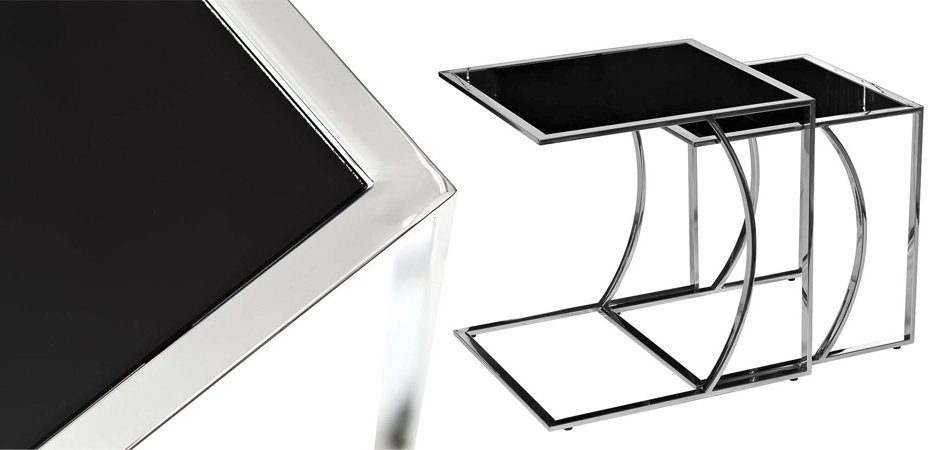 Приставной стол Metal Crescent Side Table Chromium Приставной стол Metal Crescent Side Table Chromium - Loft-Concept в Барнауле