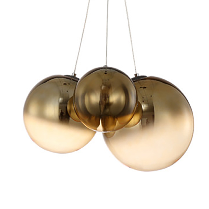 Светильник подвесной Golden balls lamp Золотой Светильник подвесной Golden balls lamp Золотой в Барнауле | Loft Concept