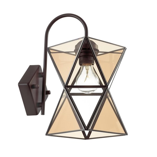 Бра PolyPyramid Glass Bra Cognac Янтарь (Amber) Бра PolyPyramid Glass Bra Cognac Янтарь (Amber) в Барнауле | Loft Concept