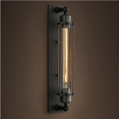 Бра настенное Loft Industrial Edison Cage Momo Графит Черный Бра настенное Loft Industrial Edison Cage Momo Графит Черный в Барнауле | Loft Concept