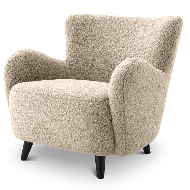 Кресло Eichholtz Chair Svante s Песочный Черный в Барнауле | Loft Concept 