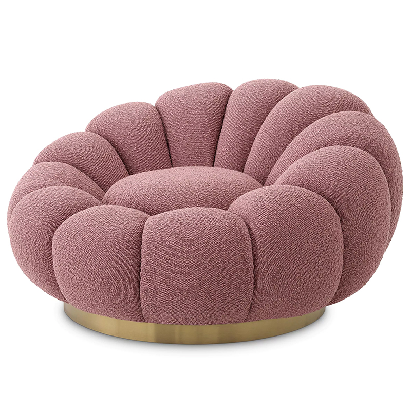 Кресло Eichholtz Swivel Chair Mello Rose Дымчатая Роза Латунь Кресло Eichholtz Swivel Chair Mello Rose Дымчатая Роза Латунь в Барнауле | Loft Concept