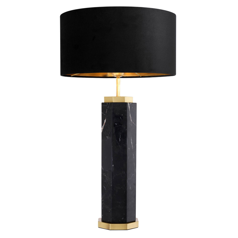 Настольная лампа Eichholtz Table Lamp Newman Black Латунь Античная полированная Черный Настольная лампа Eichholtz Table Lamp Newman Black Латунь Античная полированная Черный в Барнауле | Loft Concept