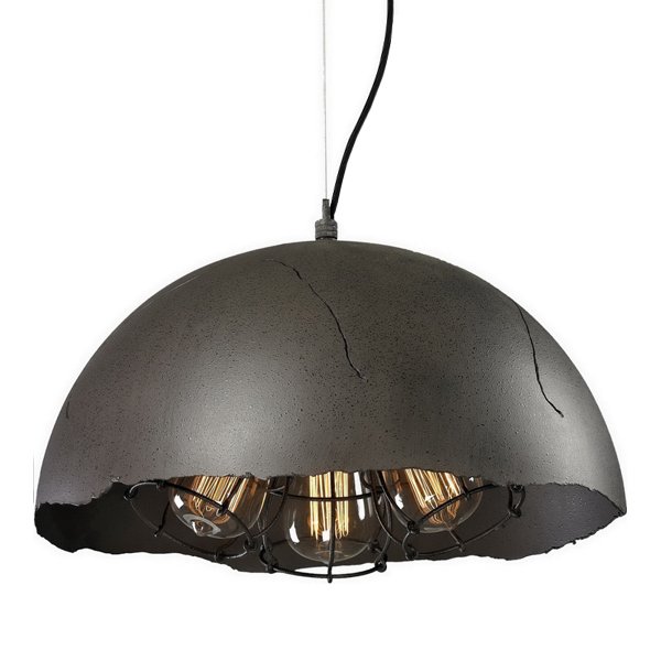 Подвесной светильник Uneven Edge Loft Pendant lamp 3 Графит в Барнауле | Loft Concept 