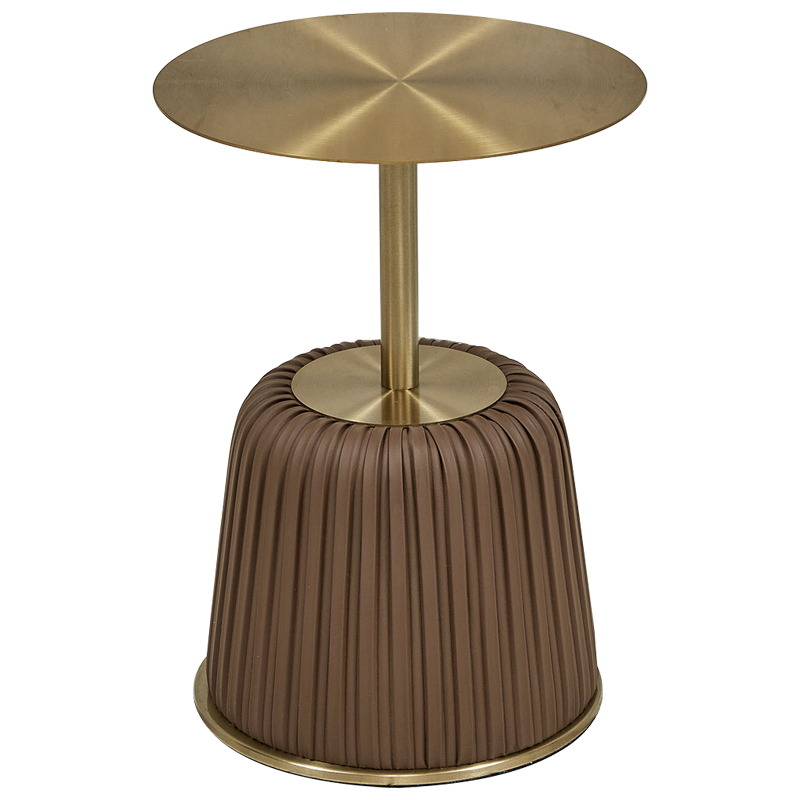 Приставной стол Orlaith Brown Gold Side Table Золотой Коричневый Приставной стол Orlaith Brown Gold Side Table Золотой Коричневый в Барнауле | Loft Concept