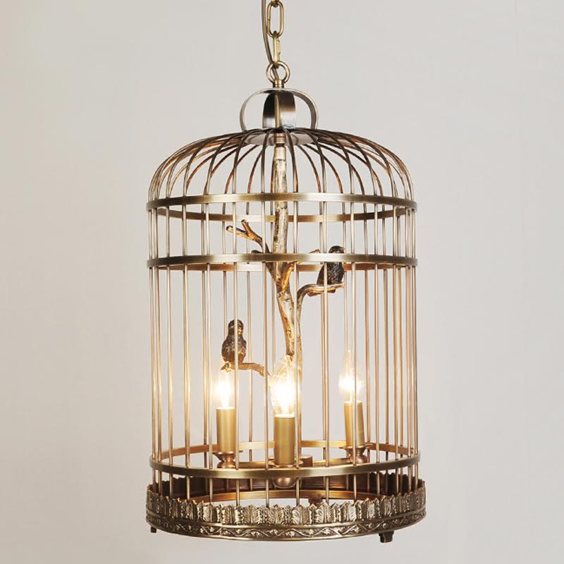 Люстра BirdCage tree Латунь Люстра BirdCage tree Латунь в Барнауле | Loft Concept
