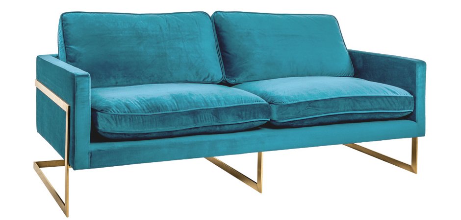 Диван бархатный Accent Velvet Sofa Диван бархатный Accent Velvet Sofa - Loft-Concept в Барнауле