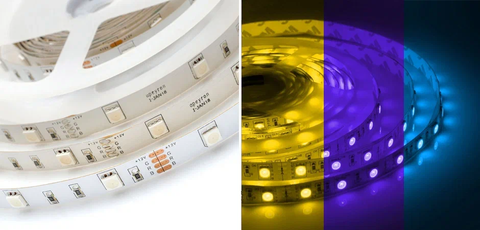 Светодиодная лента 7,2W/m 30LED/m 5050SMD разноцветная 5M Светодиодная лента 7,2W/m 30LED/m 5050SMD разноцветная 5M - Loft-Concept в Барнауле