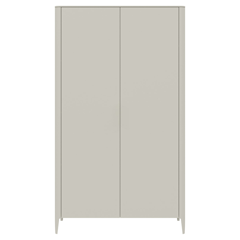 Шкаф двухстворчатый молочного цвета Type Молочный в Барнауле | Loft Concept 