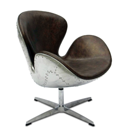 Кресло Spitfire Swan Chair Aviator Белый Черный Красный Сапфирово-синий Коричневый Кресло Spitfire Swan Chair Aviator Белый Черный Красный Сапфирово-синий Коричневый в Барнауле | Loft Concept