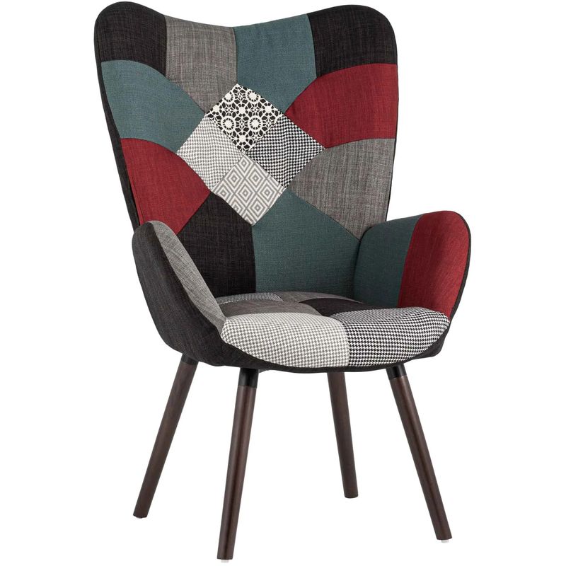 Полукресло Печворк Grandee Chair Мульти Полукресло Печворк Grandee Chair Мульти в Барнауле | Loft Concept