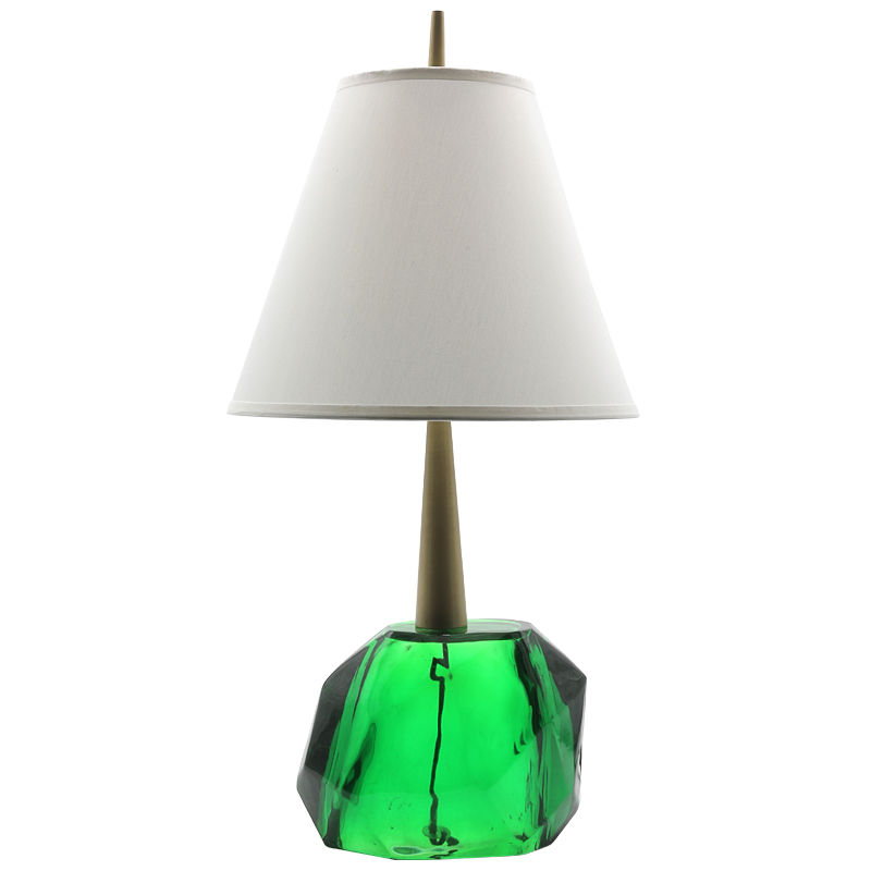 Table Lamp Emerald Прозрачный зеленый Золотой Table Lamp Emerald Прозрачный зеленый Золотой в Барнауле | Loft Concept