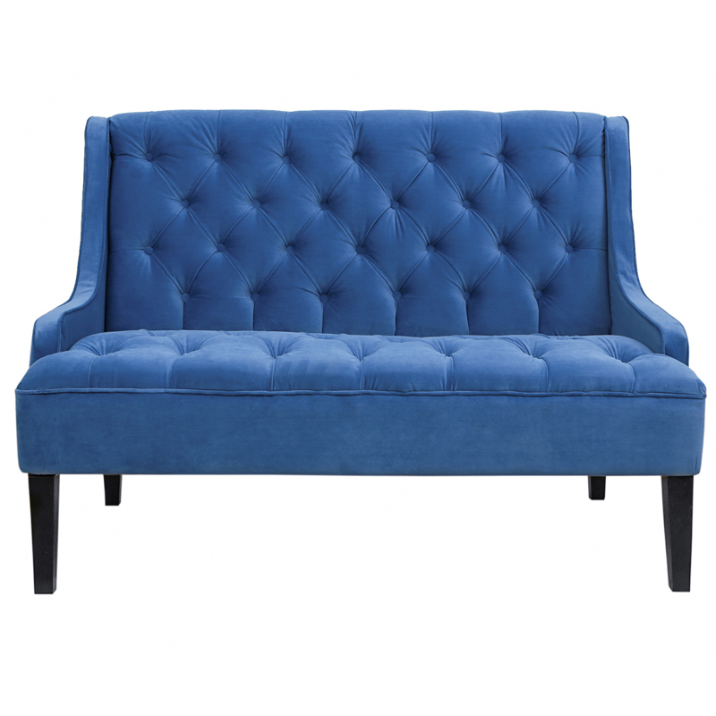 Диван Folket Sofa velour blue Синий Диван Folket Sofa velour blue Синий в Барнауле | Loft Concept