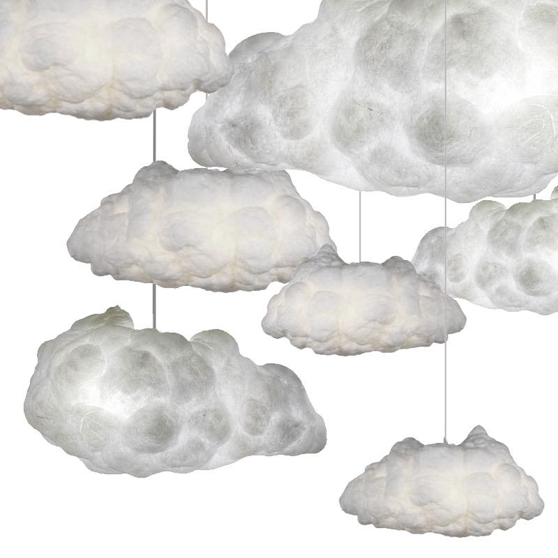 Подвесной светильник Облако Cloud Pendant Light Белый Подвесной светильник Облако Cloud Pendant Light Белый в Барнауле | Loft Concept