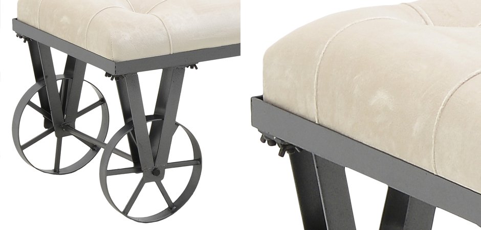 Банкетка Bench Seat Loft white Банкетка Bench Seat Loft white - Loft-Concept в Барнауле