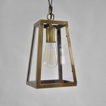 Подвесной светильник Loft Industrial Ortogonal pendant Brass  в Барнауле | Loft Concept 