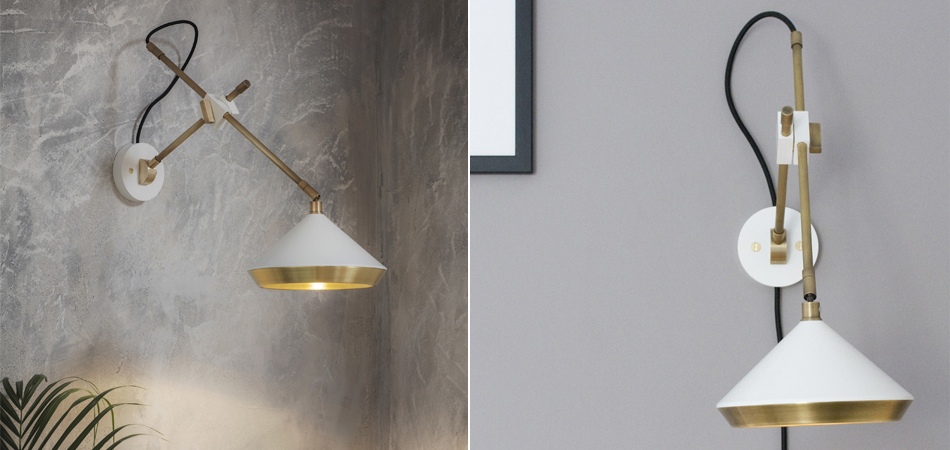 Бра Bert Frank SHEAR SHEAR WALL LIGHT Белый Бра Bert Frank SHEAR SHEAR WALL LIGHT Белый - Loft-Concept в Барнауле
