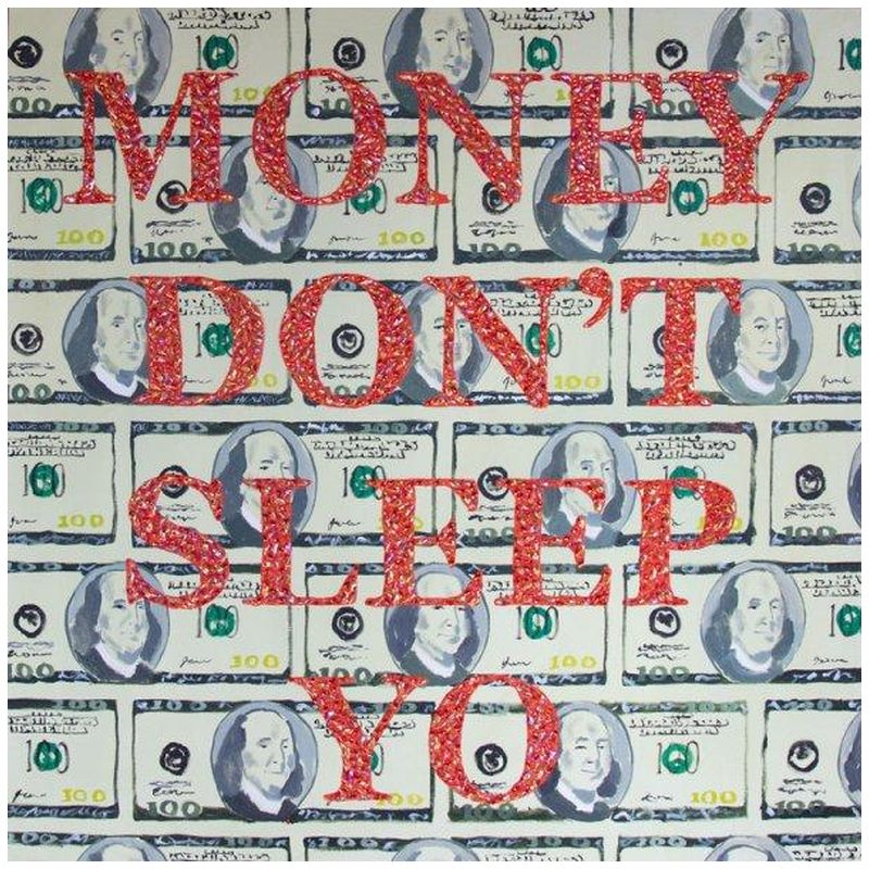 Картина “Money Don’t Sleep Yo” Мульти Картина “Money Don’t Sleep Yo” Мульти в Барнауле | Loft Concept