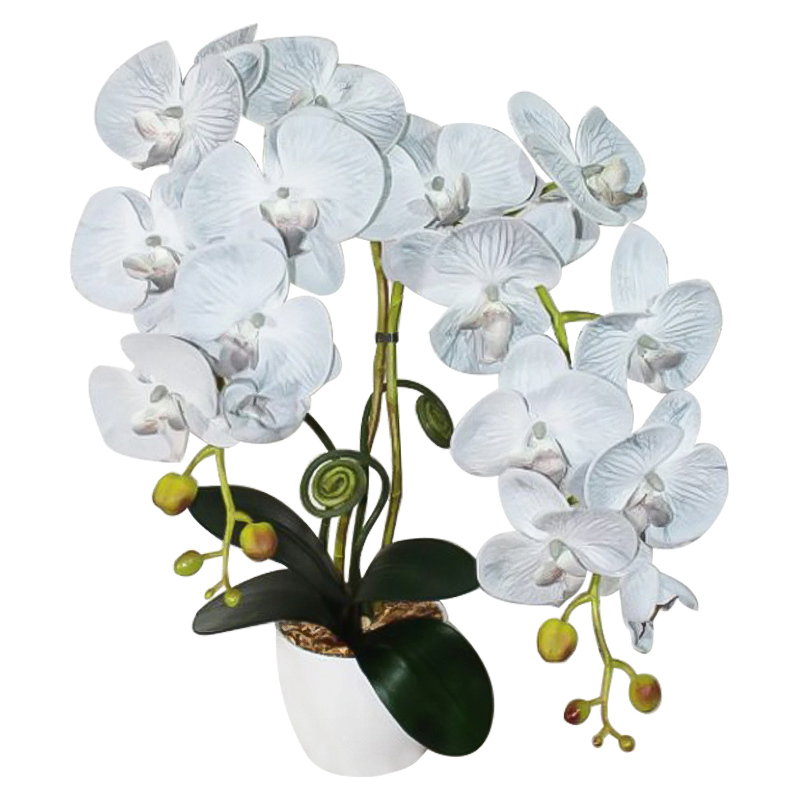 Декоративный искусственный цветок Orchid gray Декоративный искусственный цветок Orchid gray в Барнауле | Loft Concept