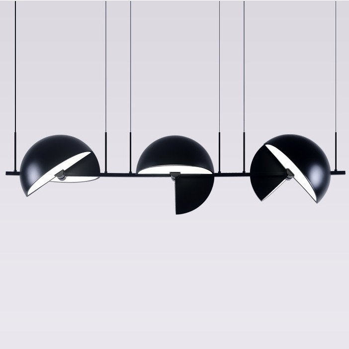 Подвесной светильник Trapeze Triplette by oblure Черный Подвесной светильник Trapeze Triplette by oblure Черный в Барнауле | Loft Concept