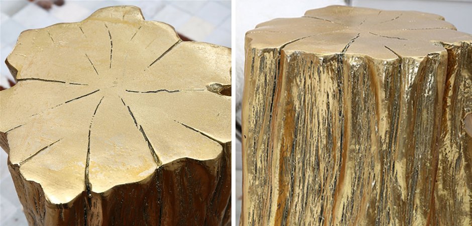 Стол приставной Stump Gold Стол приставной Stump Gold - Loft-Concept в Барнауле