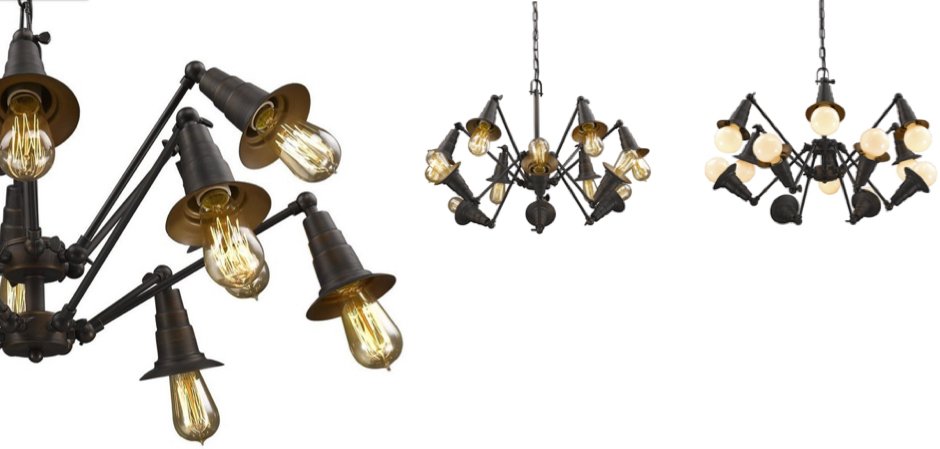 Люстра Loft Spider Chandelier 12 Люстра Loft Spider Chandelier 12 - Loft-Concept в Барнауле
