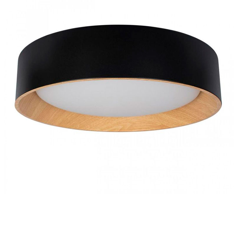 Светильник потолочный круглый Assol cup Black Wood диаметр 45 Черный матовый Древесина Светильник потолочный круглый Assol cup Black Wood диаметр 45 Черный матовый Древесина в Барнауле | Loft Concept
