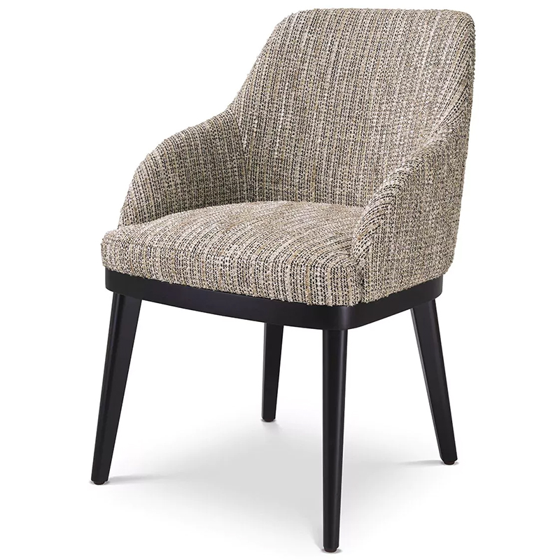 Стул Eichholtz Dining Chair Costa Mademoiselle Beige Бежевый Черный Стул Eichholtz Dining Chair Costa Mademoiselle Beige Бежевый Черный в Барнауле | Loft Concept