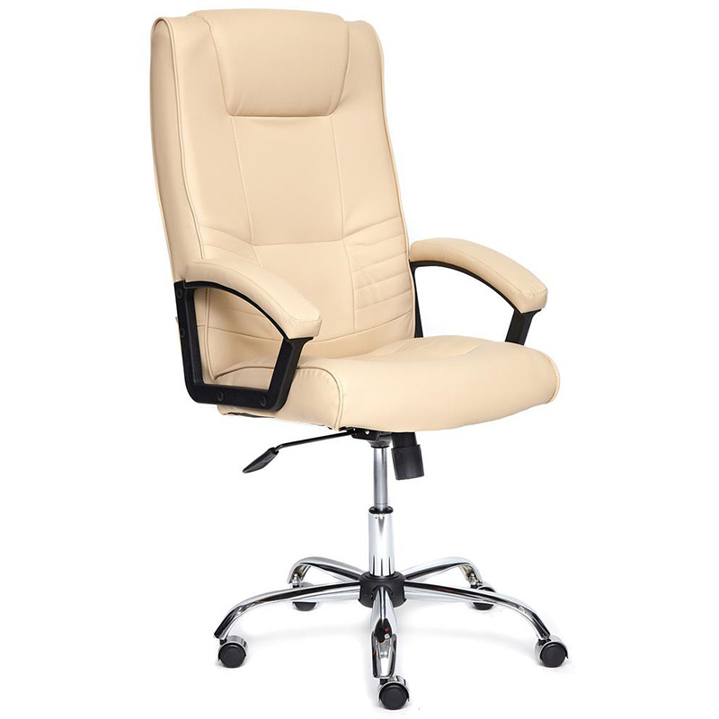 Кресло Gabriel Eco-Leather chair Бежевый Кресло Gabriel Eco-Leather chair Бежевый в Барнауле | Loft Concept