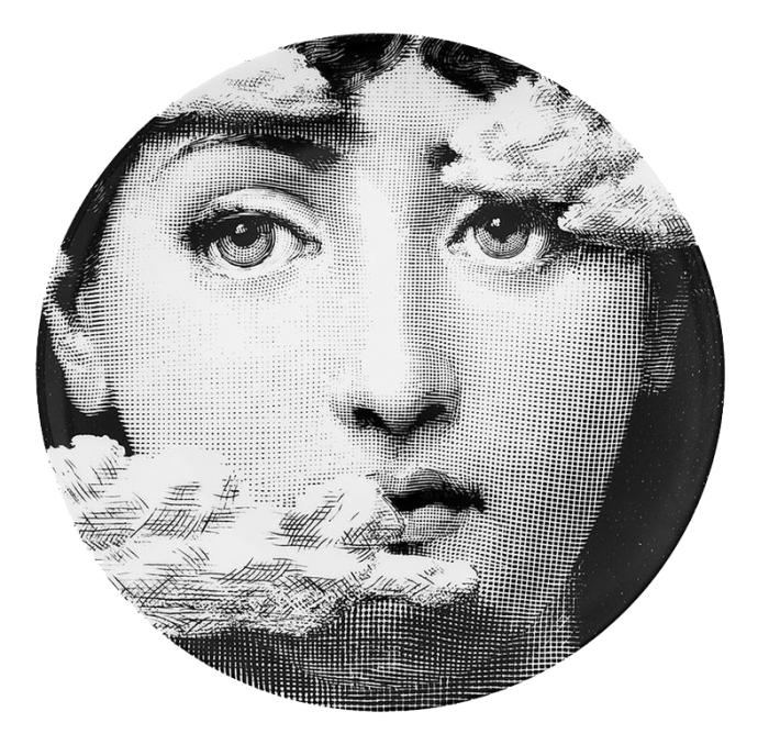 Декоративная тарелка Fornasetti 139 Черный Декоративная тарелка Fornasetti 139 Черный в Барнауле | Loft Concept