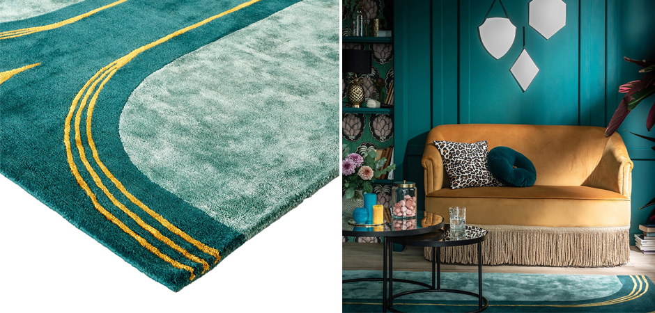 Ковер Carpet Green & Gold Ковер Carpet Green & Gold - Loft-Concept в Барнауле