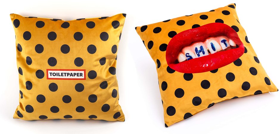 Подушка Seletti Cushion Shit Toiletpaper Подушка Seletti Cushion Shit Toiletpaper - Loft-Concept в Барнауле