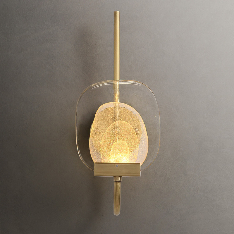 Бра Gold Radiance sconce Латунь Прозрачный Бра Gold Radiance sconce Латунь Прозрачный в Барнауле | Loft Concept