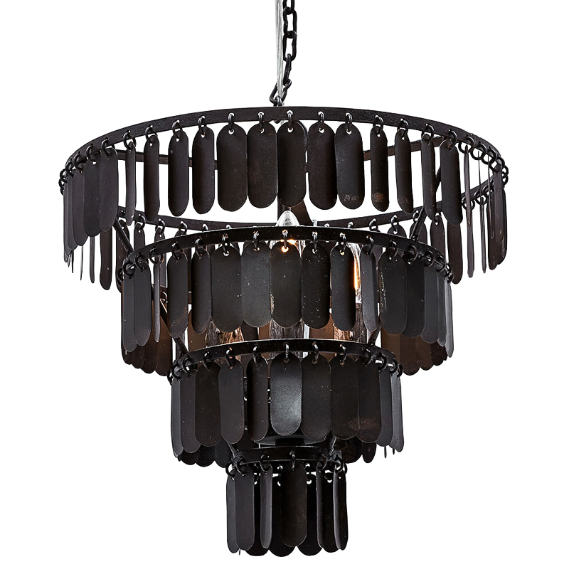 Люстра Manga Black Chandelier Черный Люстра Manga Black Chandelier Черный в Барнауле | Loft Concept