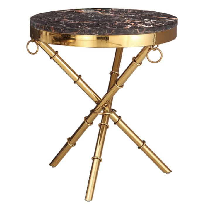Приставной стол Side Table Omni Золотой Приставной стол Side Table Omni Золотой в Барнауле | Loft Concept